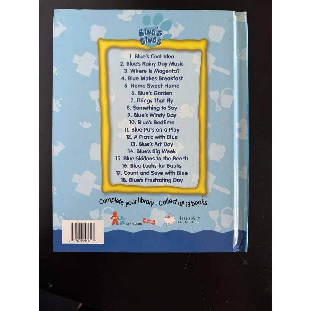 Vintage 2000 Blue’s Clues Discovery Series Books 1 & 5 Hardcover Steve Lot